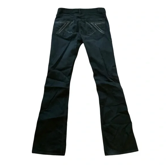 Tall black 7 For All Mankind Flynt Jeans size 27 - Picture 2 of 7